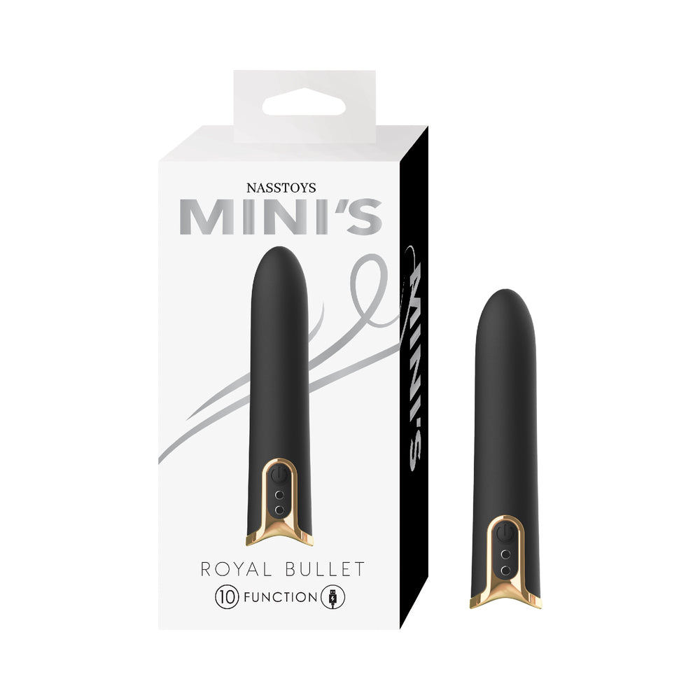 Mini's Royal Bullet Vibrator - Black